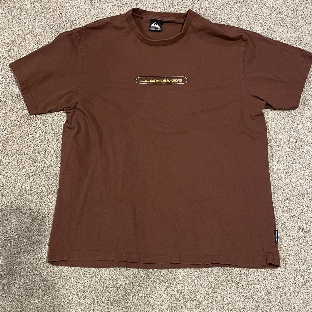 Quiksilver Men's Chocolate Brown Tee